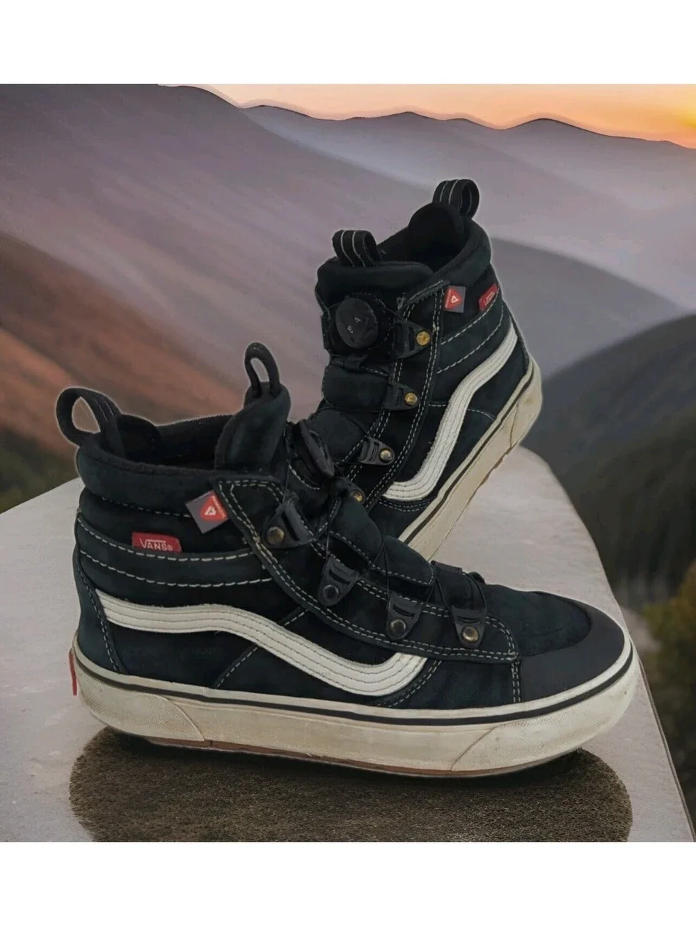 Vans Ultrarange Exo Hi MTE 1 Shoes Boots Mens 6 Women 7.5 38 Black Gum Primaloft